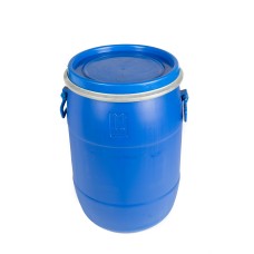 50L Recon Blue HDPE Open Top Drums
