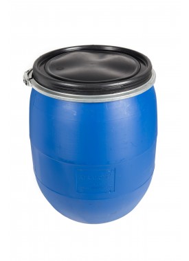100L Recon Blue HDPE Open Top Drums