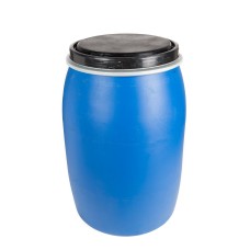 120L Recon Blue HDPE Open Top Drums