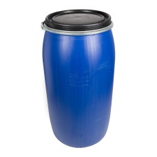 150L Recon Blue HDPE Open Top Drums
