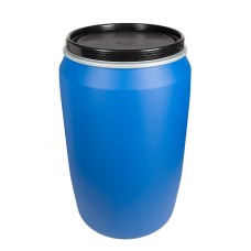 220L Blue HDPE Open Top Drums